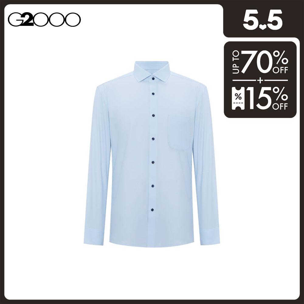 G2000 Men Dry Light Polyester Textured Shirt